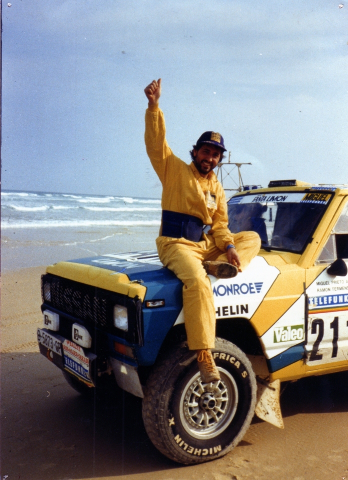 Hemos llegado a Dakar. Miguel Prieto 1987